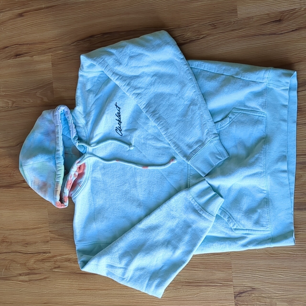 Minty Tie Dye Clickbait Hoodie